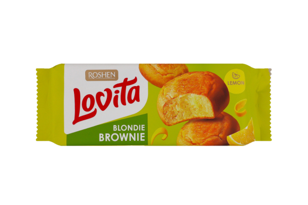 бисквити lovita brownie с лимон 152гр