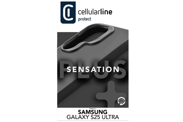 sensation + калъф за samsung galaxy  s25 ultra черен