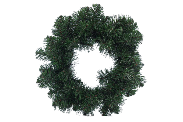 венец 50см, 80клончета, зелен