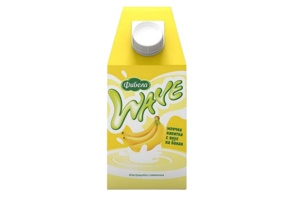 фибела ухт мляко банан 500мл