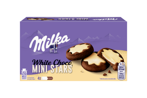 бисквити милка бял шокомикс 150гр