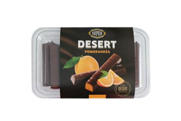 шоколадов десерт super dessert портокал 300гр