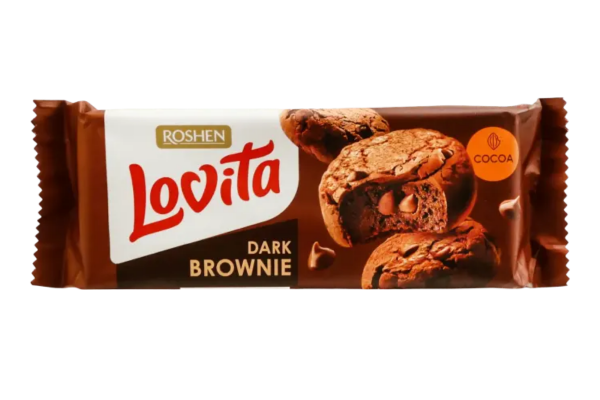 бисквити lovita brownie с какао 152гр
