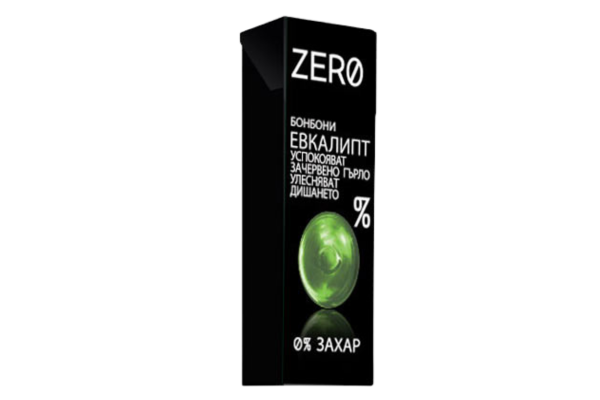 бонбони zero евкалипт