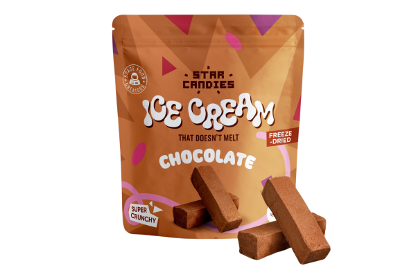 сух сладолед шоколад star candies