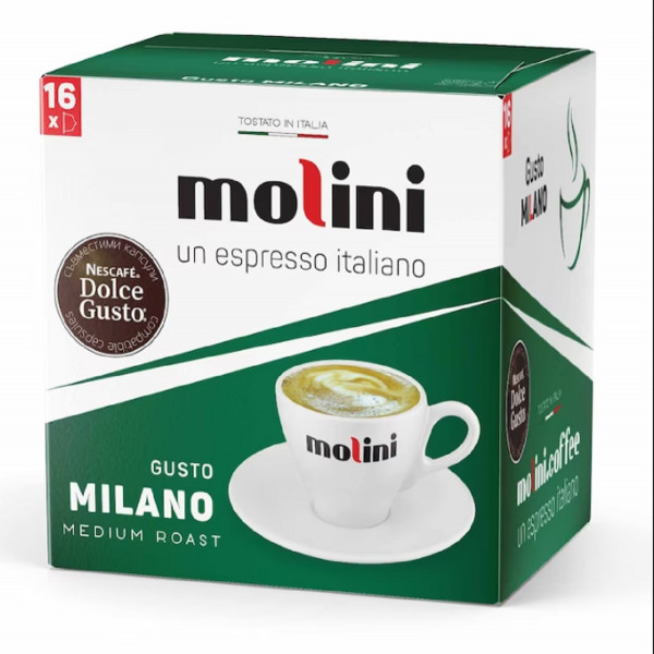 Кафе Капсули Молини Милано Долче Густо - 16 бр.