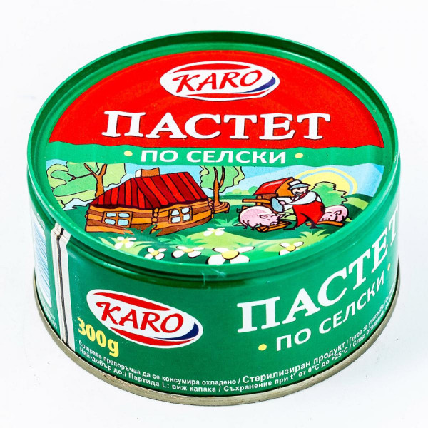 Пастет По Селски Каро - 300гр.