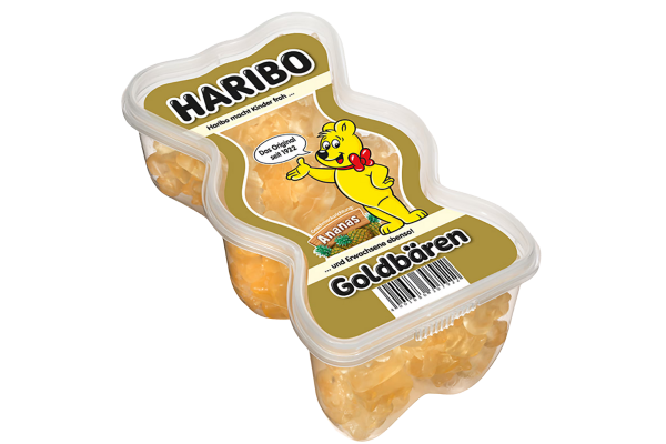 бонбони haribo голямо мече ананас 450гр