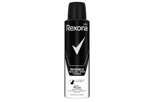rexona men спрей black&white 150мл