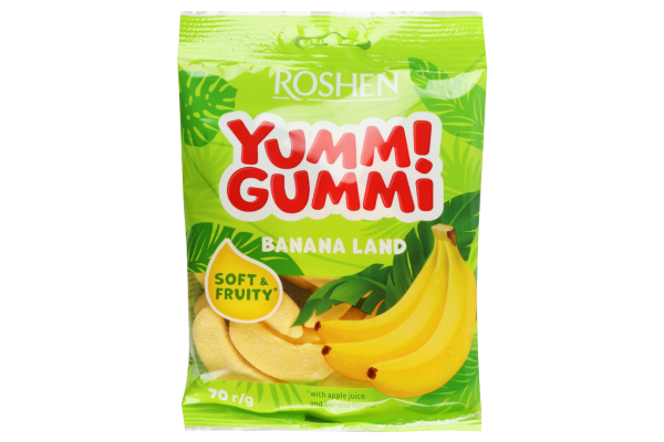 yummi gummi банан 70 гр