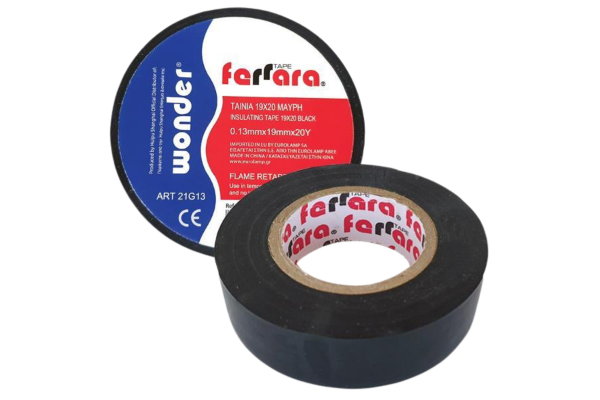 eurolamp изолирбанд пвц 19*20 черен
