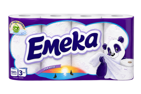 тоалетна хартия емека парадайз 8бр