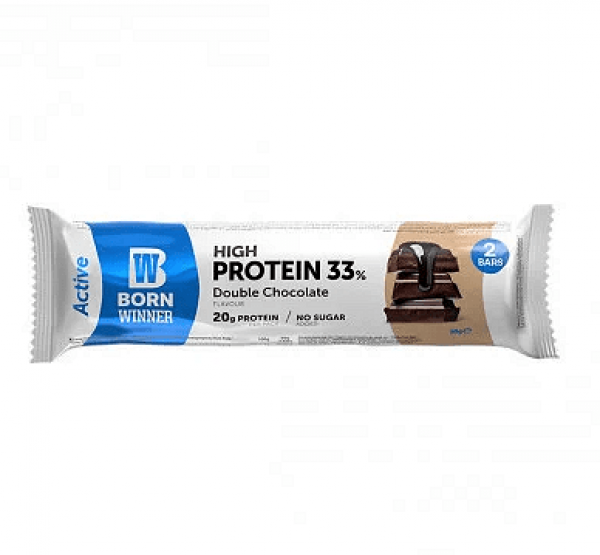 bw active двоен шоколад 2х30гр протеинов бар