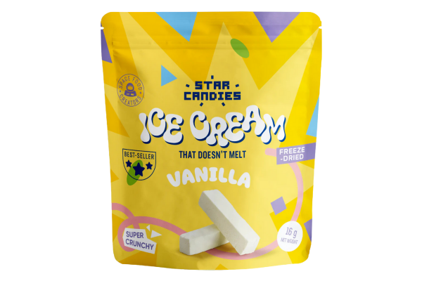 сух сладолед ванилия star candies