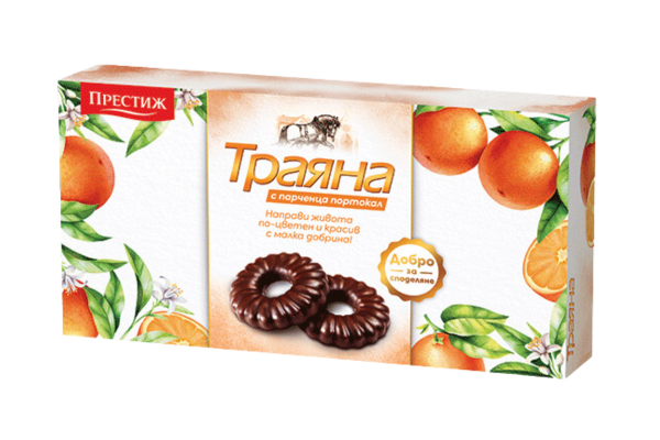 бисквити тунквани траяна портокал 160гр