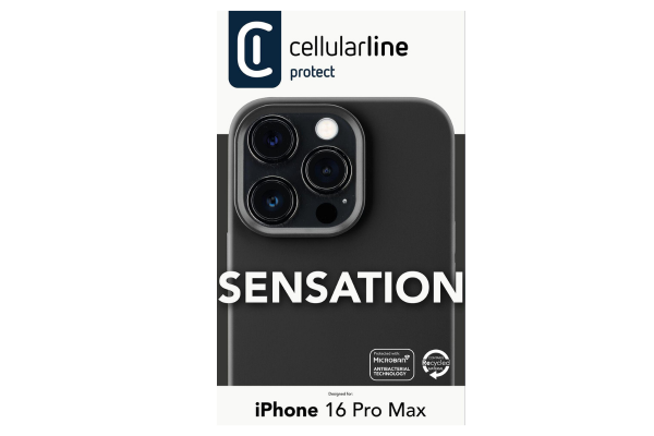 sensation калъф за iphone 16 pro max черен