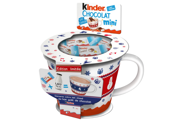 мини чаша ferrero kinder chocolate 102гр