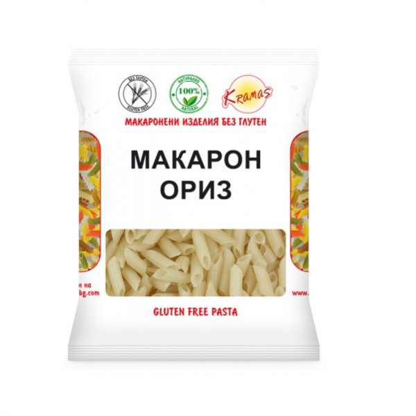Оризови Без Глутенови Макарони Крама - 250 гр.