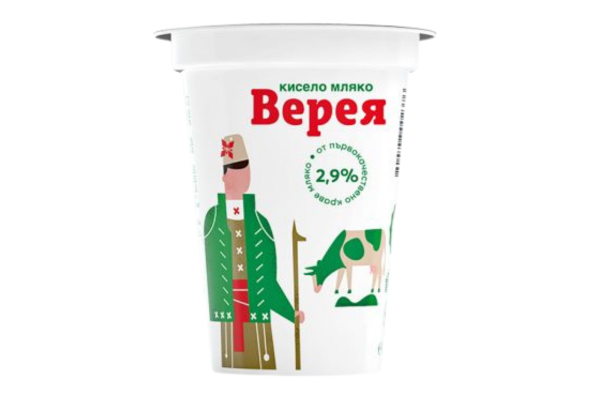 верея кисело мляко 2.9% 400гр