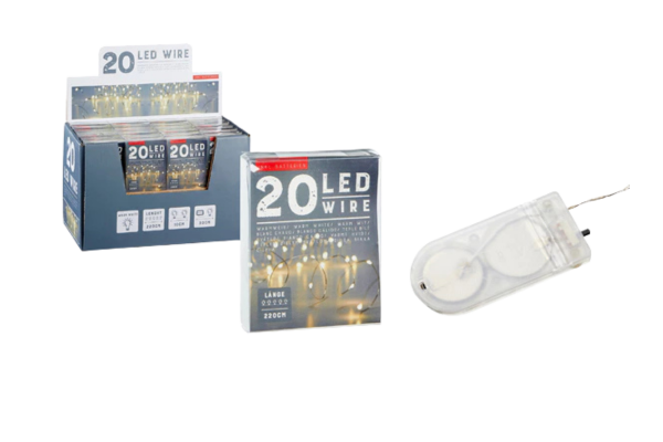 коледни led светлинки 20бр 2.2метра