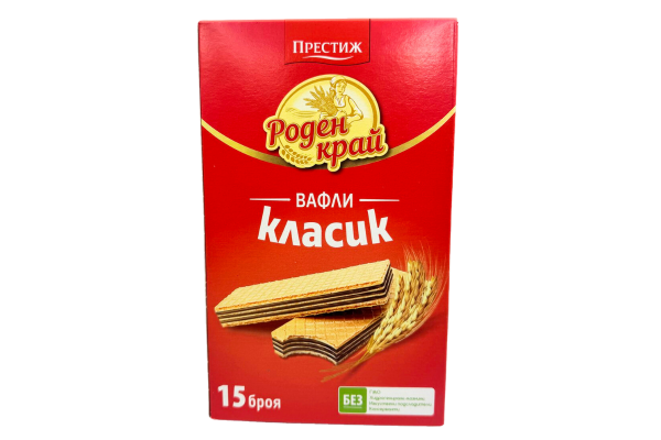 роден край вафли 375гр