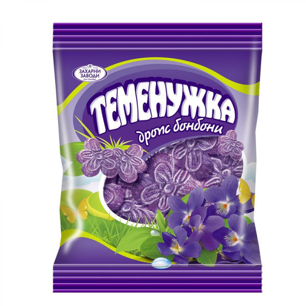 Бонбони Дропс Теменужка - 90 гр.