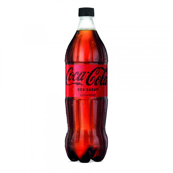 Безалкохолно Кока Кола Зеро - 1л.