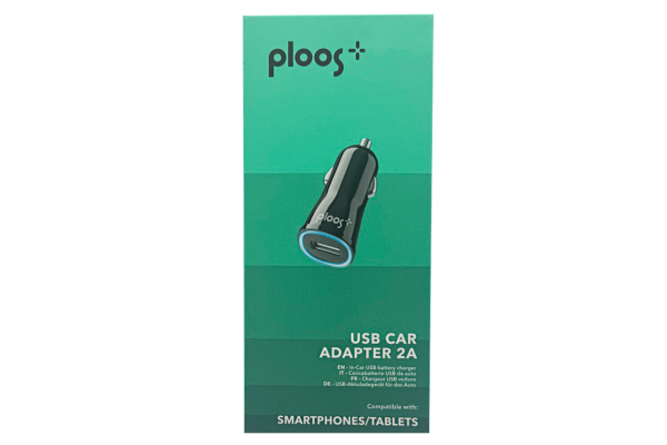 pl зарядно 12v за кола usb 2a черно