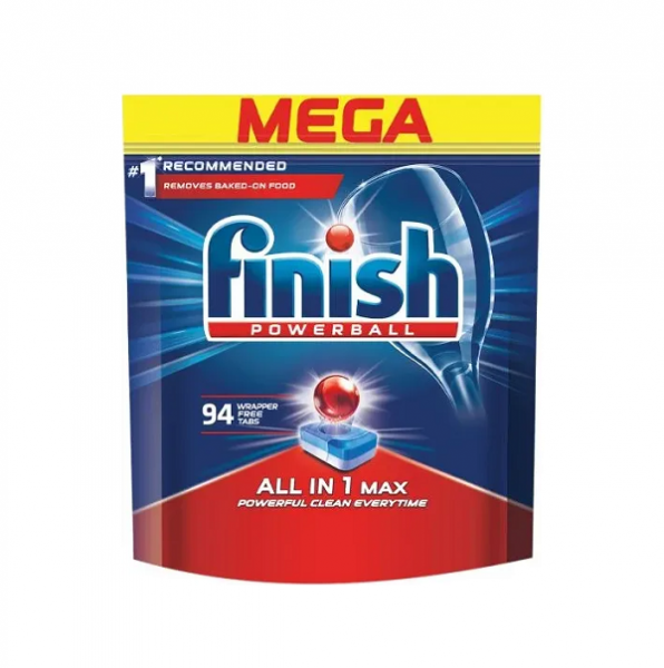 Таблетки Финиш All in One Max - 94бр.