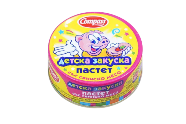 пастет компас детска закуска свински 100 гр