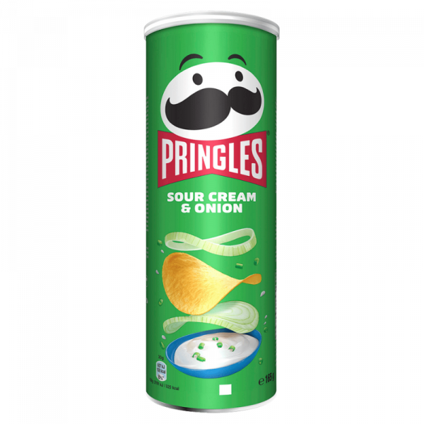 чипс pringles лук и сметана 165гр