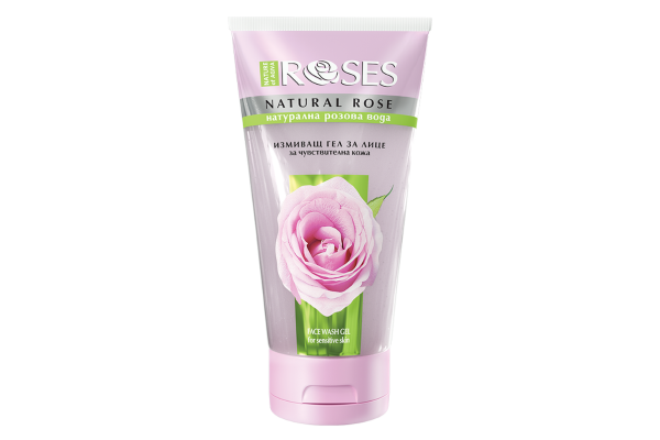 измиващ гел за лице nature roses 150мл