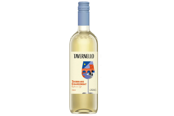 вино бяло tavernello d'italia 750мл