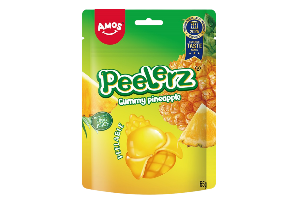 amos  желирани бонбони ананас 65гр