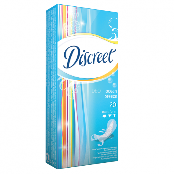 Дамски Превръзки Discreet Deo Spring Breeze - 20 бр.