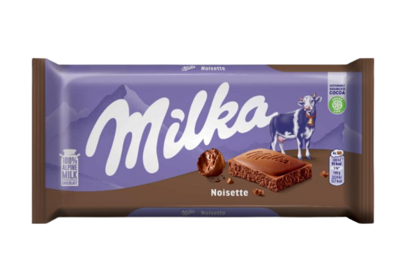 шоколад милка млян лешник 90гр