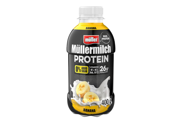 протеиново мляко muller с банан без захар 400гр