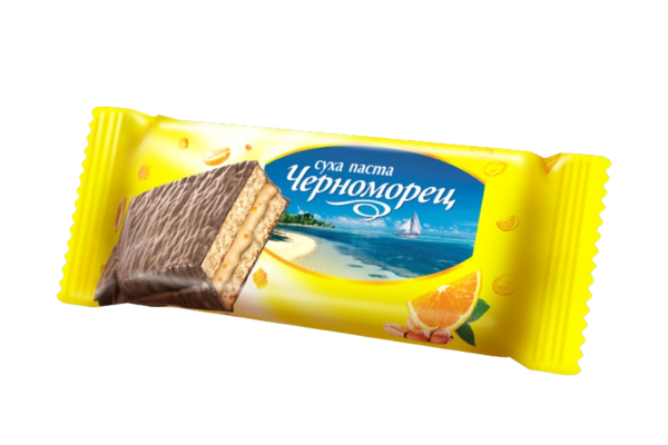 суха паста черноморец с фъстъчен крем и портокалови корички 70гр