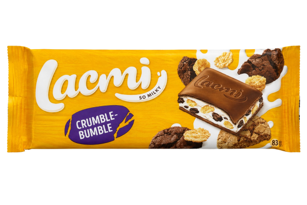 шоколад lacmi с шоко. пълнеж и вафла 90гр