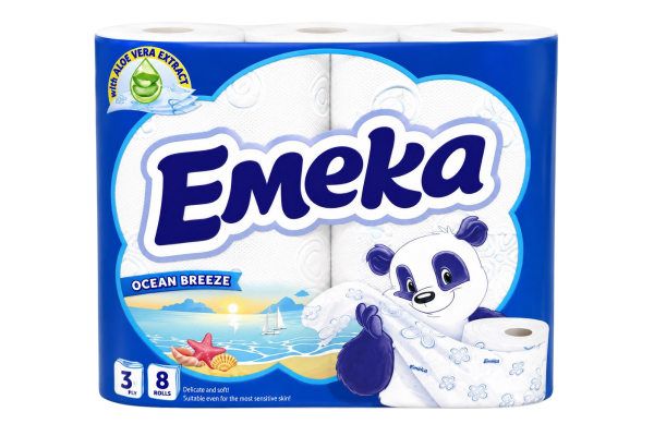 Тоалетна Хартия Емека Океански Бриз - 4бр.