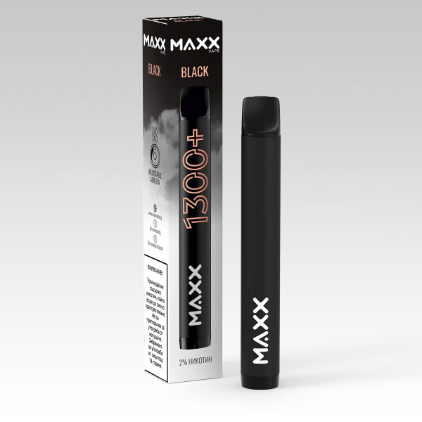 Електронна Цигара Maxx Vape Блек - 1300 Дръпки