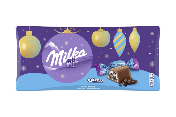 milka коледни бонбони орео 245гр
