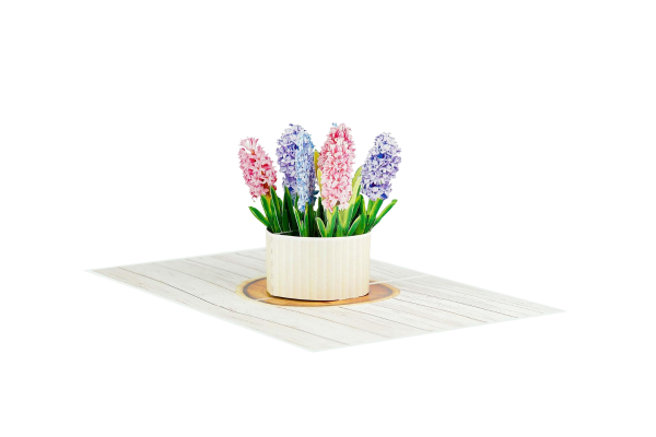 kiriori pop up/3d поздравителна картичка зюмбюл