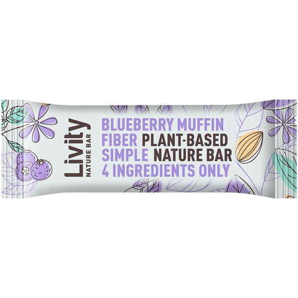 Плодов Бар Livity Blueberry Muffin - 30гр.