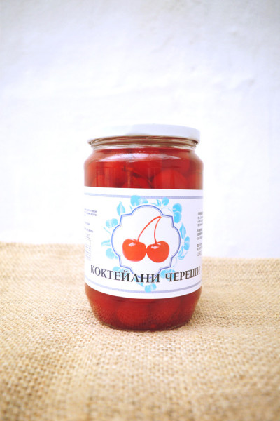 коктейлни череши червени 380гр.