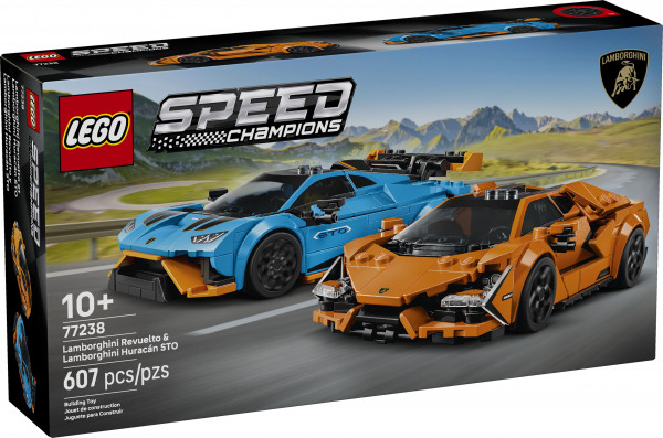 lego speed lamborghini revuelto и huracan 77238