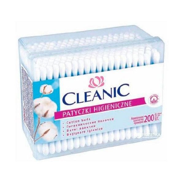Клечки За Уши Cleanic Правоъгълна Кутия - 200бр.