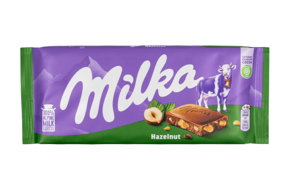 шоколад милка лешници 80гр