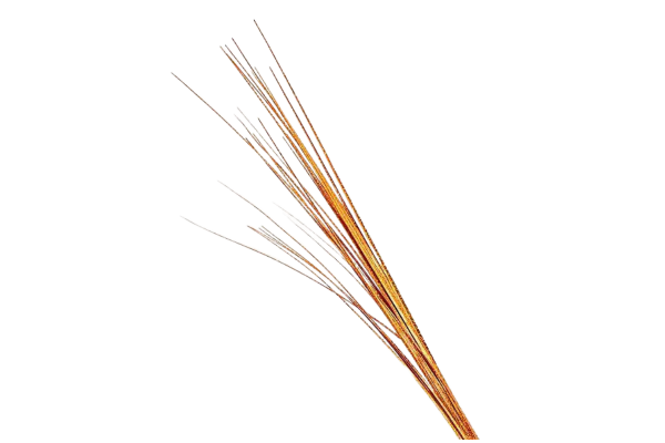 деко клонка, цвят металик меден 80см