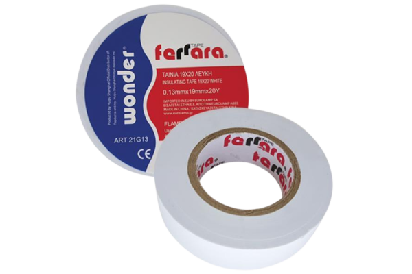 eurolamp изолирбанд пвц 19*20 бял